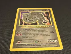 Shining Steelix Neo Destiny 112/105 Secret Rare Holo Pokemon - Image 3