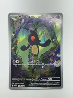 Pokemon Yamask 122/086 Sv: White Flare Illustration Rare Holo Basic 70 HP Focus… - Image 1