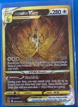 Pokemon Arceus VSTAR Secret Rare GG70/GG70 Crown Zenith Holo VSTAR - Image 1