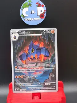 Pokemon TCG Boldore #128/086 SV11W: White Flare Illustration Rare Full Art NM - Image 1
