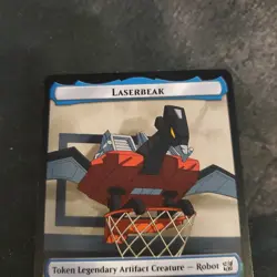 Laserbeak Token Magic mtg NM-Mint, English Transformers x1 - Image 2