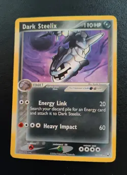 2004-Pokemon Dark Steelix-10/109-Team Rocket Returns-Rare Holo-(NM). - Image 1