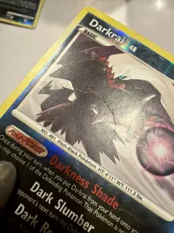 Pokemon TCG Darkrai 3/100 - D&P Majestic Dawn Rare Reverse Holo - Image 3