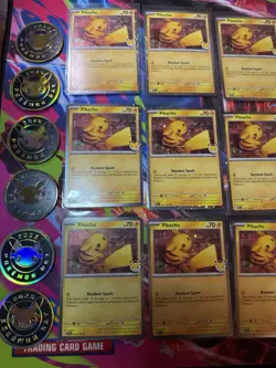 Pikachu 051/162 2026 Pokemon Day Promo Card Lot Of 19, 1 Has Swirl All Cards NM - Image 2