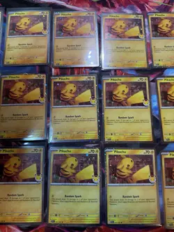 Pikachu 051/162 2026 Pokemon Day Promo Card Lot Of 19, 1 Has Swirl All Cards NM - Image 3