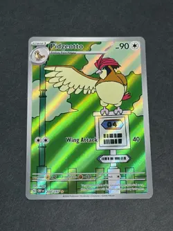 Pidgeotto 208/197 Pokemon Obsidian Flames Illustration Rare Full Art Holo NM - Image 1