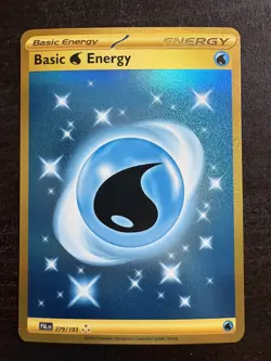 Water Energy - 279/193 - Gold Secret Rare - Paldea Evolved - Pokemon Card - Image 1