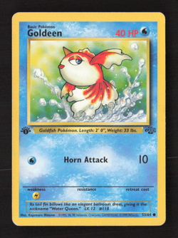 Goldeen Common 1st Edition Jungle 53/64 HP Pokemon TCG - Image 1