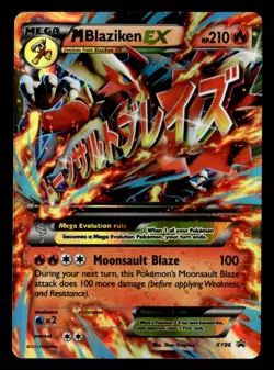M Blaziken EX Promo Holofoil XY Promos XY86 LP Pokemon TCG - Image 1