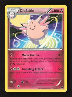 Clefable Rare Normal XY - BREAKpoint 82/122 LP Pokemon TCG - Image 1