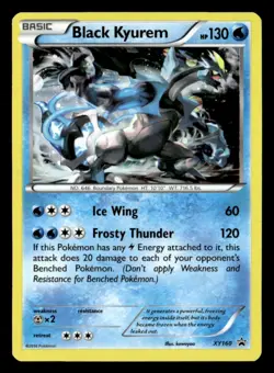 Black Kyurem Promo XY Promos XY160 MP Pokemon TCG - Image 1