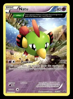 Natu (28 Delta) Common Normal XY - Roaring Skies 28/108 NM Pokemon TCG - Image 1