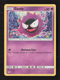 Gastly - 7/12 Promo Holo McDonald's Promos 2019 007/012 HP Pokemon TCG - Image 1