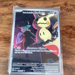 Pokemon Team Rocket's Mimikyu 238/217 ASC Psychic Basic 60 HP Regular Card - Image 1