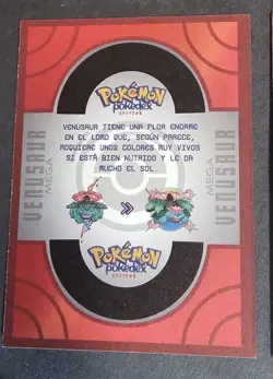MEGA VENUSAUR - POKEMON TCG POKEDEX EDITION FOIL CARD - Image 2