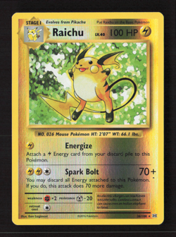 Raichu Holo Rare Reverse Holo XY - Evolutions 36/108 LP Pokemon TCG - Image 1