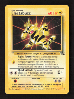 Electabuzz (Movie Promo) Promo WoTC Promo 02/53 LP Pokemon TCG - Image 1