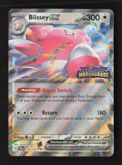 Blissey ex (Twilight Masquerade Stamped) Double Rare 134/167 NM Pokemon TCG - Image 1