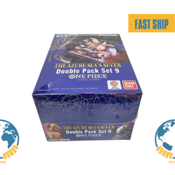 One Piece TCG Sealed Display 8x DOUBLE PACK VOL 9 DP09 English For Asia Sealed - Image 3