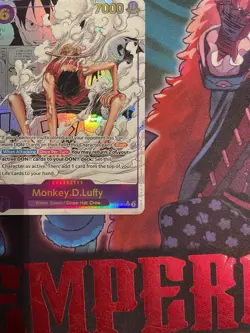 2025 One Piece #061 MONKEY.D.LUFFY Manga Alt Art EB02-061 EN - Image 4