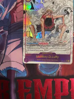 2025 One Piece #061 MONKEY.D.LUFFY Manga Alt Art EB02-061 EN - Image 5