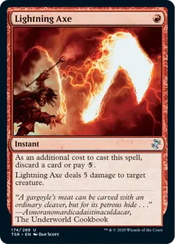Lightning Axe FOIL Time Spiral Remastered PLD Red Uncommon MAGIC CARD ABUGames - Image 1