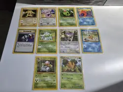 Pokemon Card Lot Card WOTC Vintage Collection - NM-DMG - 10x Non English Cards - Image 1