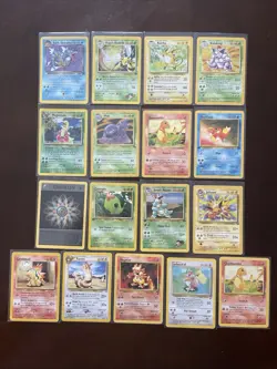 Pokemon Card Lot Of 17 Vintage Holo Shadowless 1st Ed Base Set 2 - Image 1