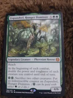MTG Zopandrel, Hunger Dominus Phyrexia: All Will Be One #195 NM Condition - Image 1