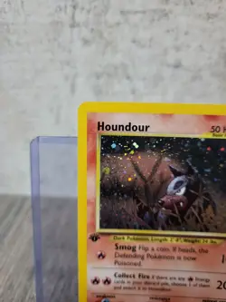 Pokemon TCG Houndour Neo Discovery Holo Card 5/75 1st Edition Near MINT WOTC - Image 3