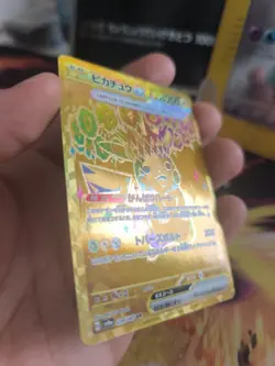 Pokemon Card Card Holo Pikachu Ex Terestal Festival Gold Fullart Japanese NM - Image 5
