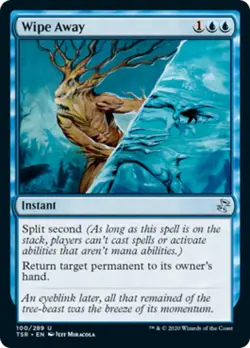 Wipe Away FOIL Time Spiral Remastered NM Blue Uncommon MAGIC MTG CARD ABUGames - Image 1