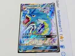 Gyarados GX ULTRA RARE card 16/68 Sun & Moon Hidden Fates 2019 Pokemon TCG - Image 3