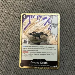 One Piece CCG Ground Death OP14-096 Rare Foil Holo Card TCG - Image 1