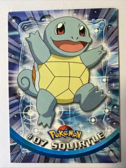 SQUIRTLE #07 Pokemon Card TCG Topps TV Animation - Image 1