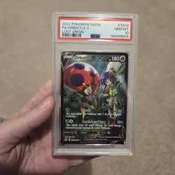 Pokemon Card - Orbeetle V Lost Origin #TG12 2022 Lost Origin - PSA 10 - Image 1