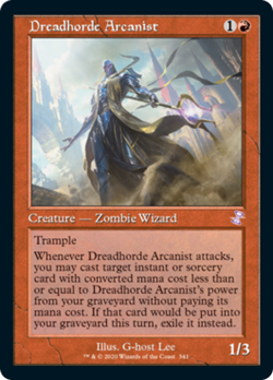 Dreadhorde Arcanist Time Spiral Remastered NM Red Special MAGIC CARD ABUGames - Image 1