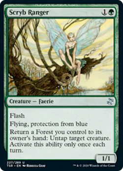 Scryb Ranger Time Spiral Remastered MINT Green Uncommon MAGIC MTG CARD ABUGames - Image 1