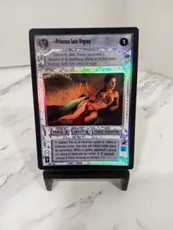 Star Wars CCG Princess Leia Organa Reflections I 1 Foil Card - Image 1