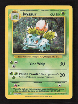 Ivysaur Classic Collection Holo Trading Card Game Classic 002/034 NM Pokemon TCG - Image 1