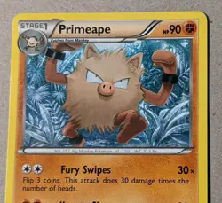 Primeape - Stage 1 - Plasma Freeze 60/116 - 2013 - Pokemon Trading Card Game - Image 2