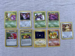 Pokemon TCG Team Rocket Set Mixed Bundle 9 Cards - mixed condition - Image 1