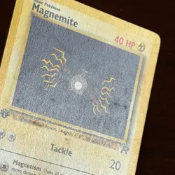 1st Edition Magnemite 60/82 Common Team Rocket Pokemon Card - Image 2
