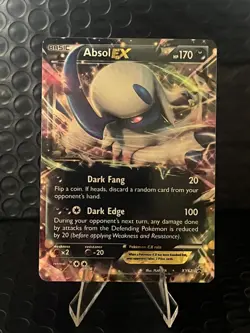 2015 XY, Promos - XY Promos Absol-EX Basic/Promo #XY62 Pokemon Card - Image 1