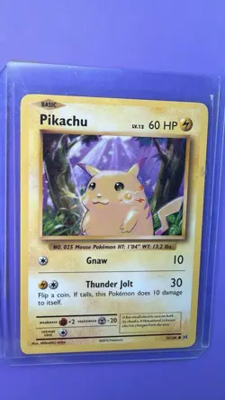 Pokemon Pikachu 35/108 HP 60 RARE basic 2016 standard card - Image 1
