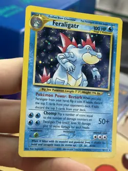 #3 Feraligatr 4/111 Neo Genesis 2000 Holo Rare WOTC Pokemon Card TCG - Image 5