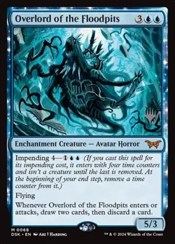 Overlord of the Floodpits - Promo DSK NM MTG - Image 1