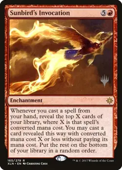 Sunbird's Invocation - Foil Promo Ixalan LP MTG - Image 1