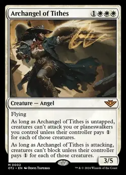 Archangel of Tithes - Foil OTJ NM MTG - Image 1