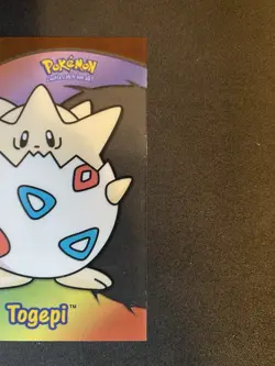 2000 Topps Pokemon TV Animation Edition Series 3 Clear Togepi #PC8 - Image 3